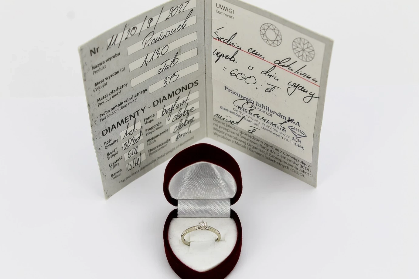 klasyczny-zloty-pierscionek-z-brylantem-pr-375-certyfikat-ean-gtin-5904640057538