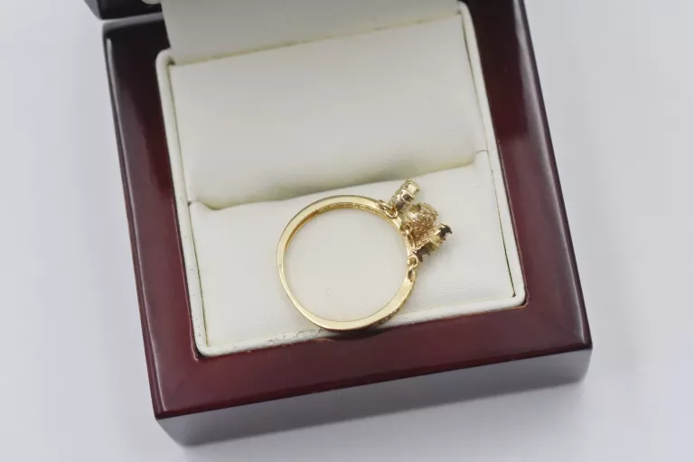 PIĘKNY ZŁOTY PIERŚCIONEK [585] 2,33G R.13