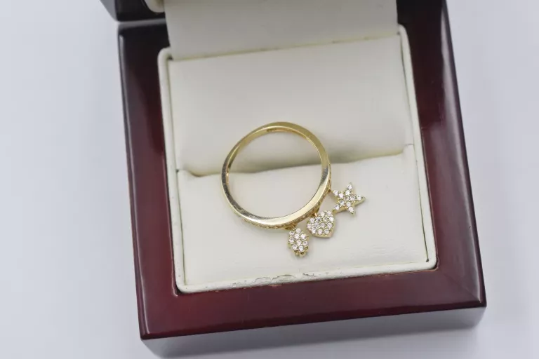 PIĘKNY ZŁOTY PIERŚCIONEK [585] 2,33G R.13