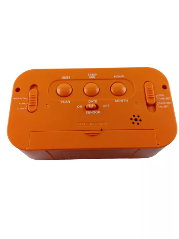 ZEGAR BUDZIK ZEGAR LED CYFROEY ELEKTRONICZNY CZARNY 13CM