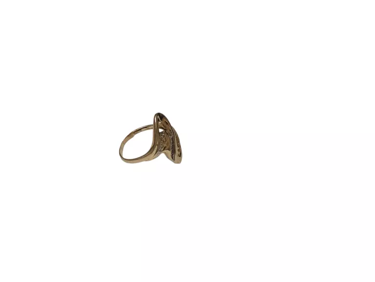 PIERŚCIONEK Z CYRKONIAMI 585 14K ROZMIAR 17 3,42G