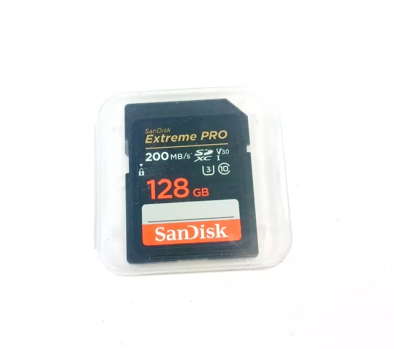 KARTA PAMIĘCI SANDISK EXTREME PRO 128GB SDXC 200MB/S V30
