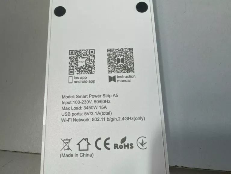 PRZEDŁUŻACZ SMART HOME WIFI NOUS A5