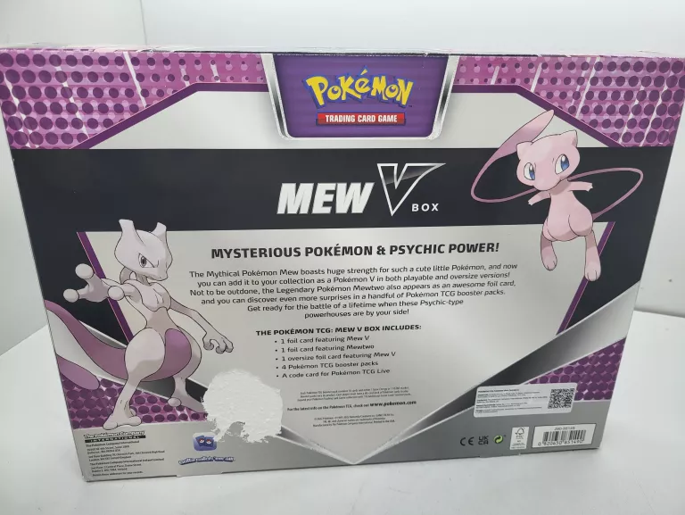 KARTY POKEMON TCG MEW V BOX
