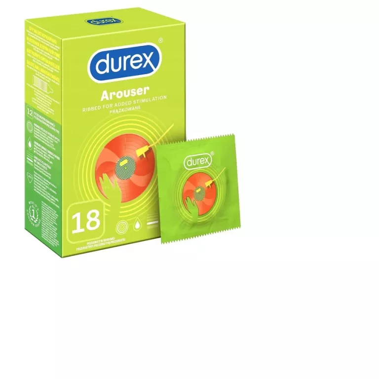 PREZERWATYWY DUREX AROUSER 18 SZTUK PRĄŻKOWANE