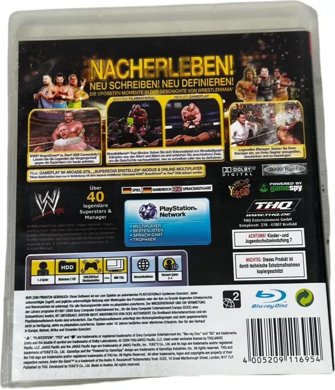 GRA SPORTOWA WWE LEGENDS OF WRESTLEMANIA NA KONSOLĘ PLAYSTATION 3