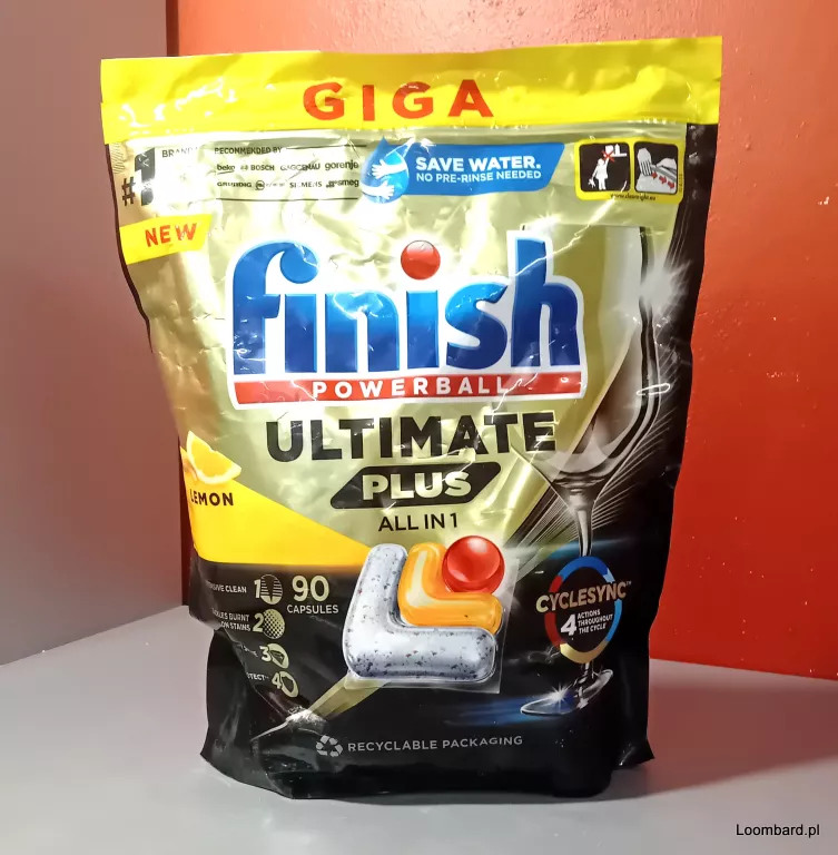 FINISH ULTIMATE PLUS ALL IN 1 90 SZT