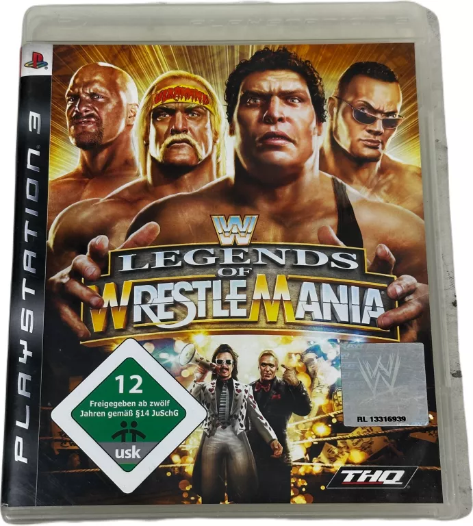 GRA SPORTOWA WWE LEGENDS OF WRESTLEMANIA NA KONSOLĘ PLAYSTATION 3