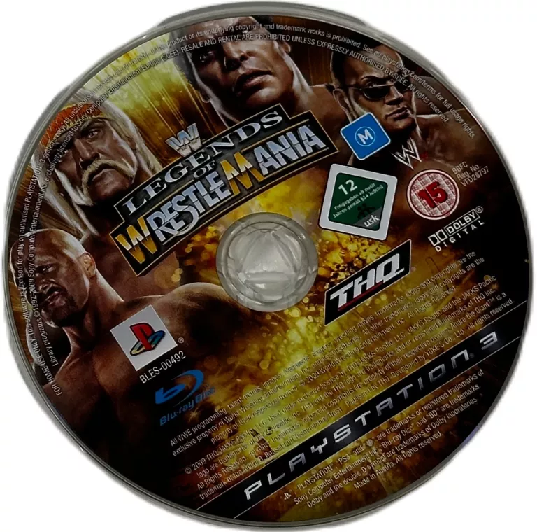 GRA SPORTOWA WWE LEGENDS OF WRESTLEMANIA NA KONSOLĘ PLAYSTATION 3