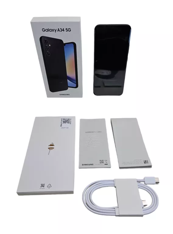 SAMSUNG GALAXY A34 5G 6/128 GB CZARNY-IDEAŁ/OKAZJA!