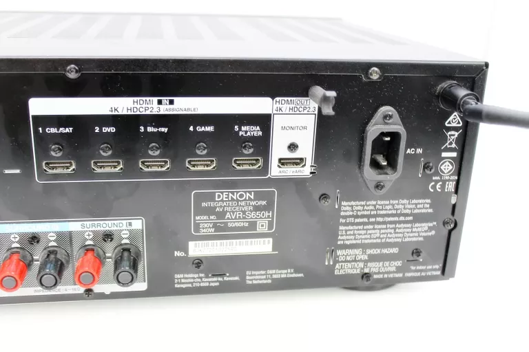 AMPLITUNER DENON AVR-S650H