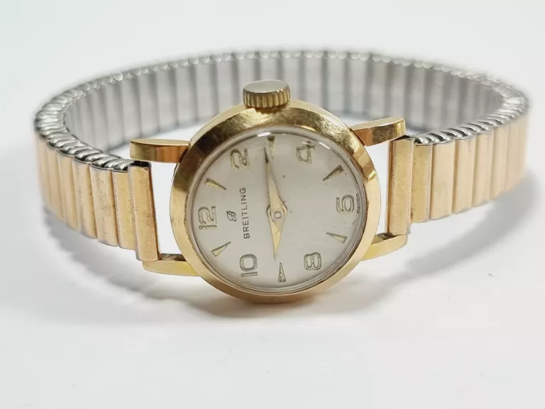 ZEGAREK BREITLING NAKĘCANY ZŁOTA KOPERTA 18K 750