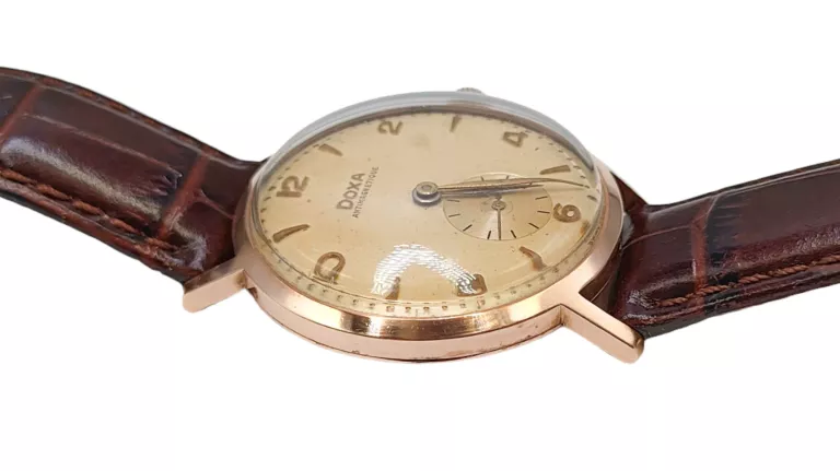 ZEGAREK MĘSKI DOXA AUTOMATIC ZŁOTY 14 K PR.585