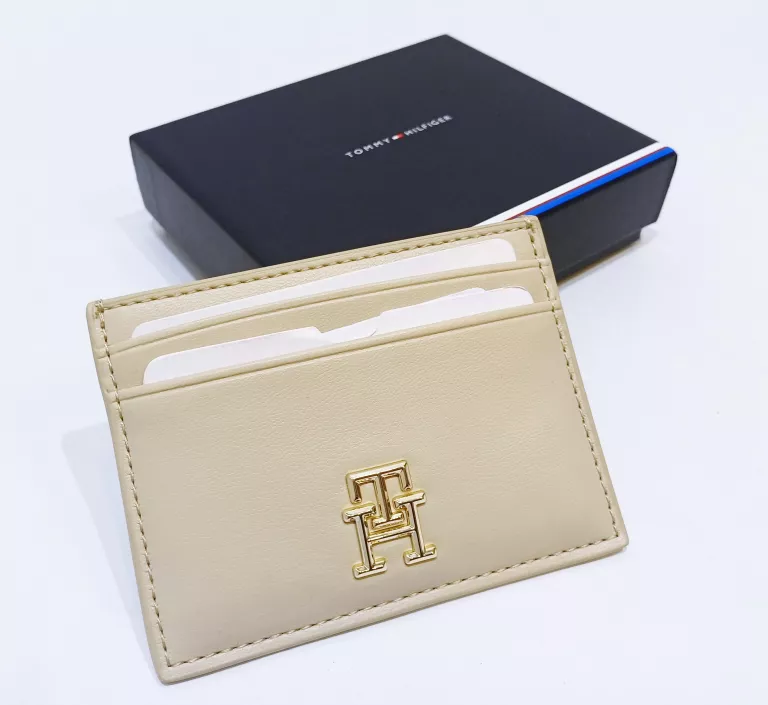 ETUI NA KARTY TOMMY HILFIGER TH CENTRAL CC AND COIN WHITE CLAY AES