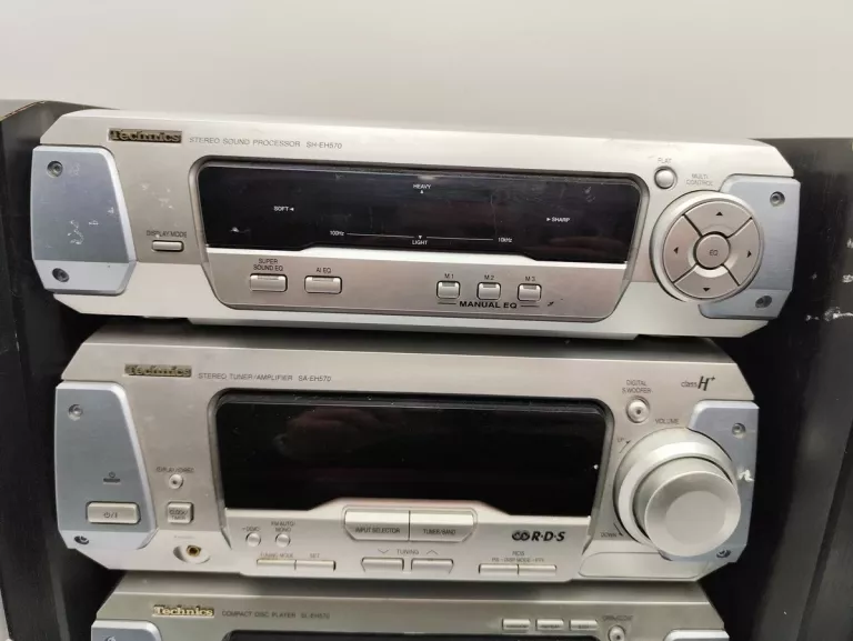 WIEŻA STE TECHNICS SH-EH570+SL-EH570+RS-DV250 +SAEH570 + 2X GŁOŚNIK + PILO