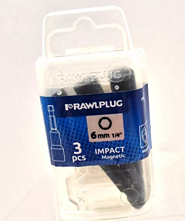 NASADKI UDAROWE Z NAPĘDEM 1/4" RAWLPLUG