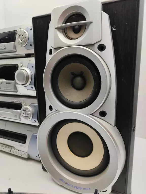 WIEŻA STE TECHNICS SH-EH570+SL-EH570+RS-DV250 +SAEH570 + 2X GŁOŚNIK + PILO