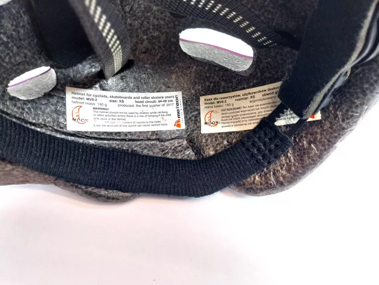 KASK ROWEROWY DZIECIĘCY XS MV6-2