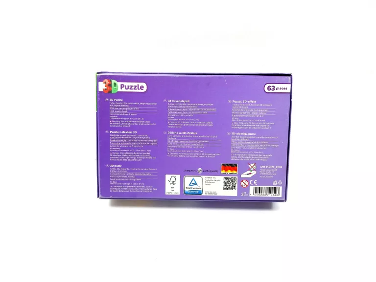PUZZLE 3D 63 EL. PLAY TIVE