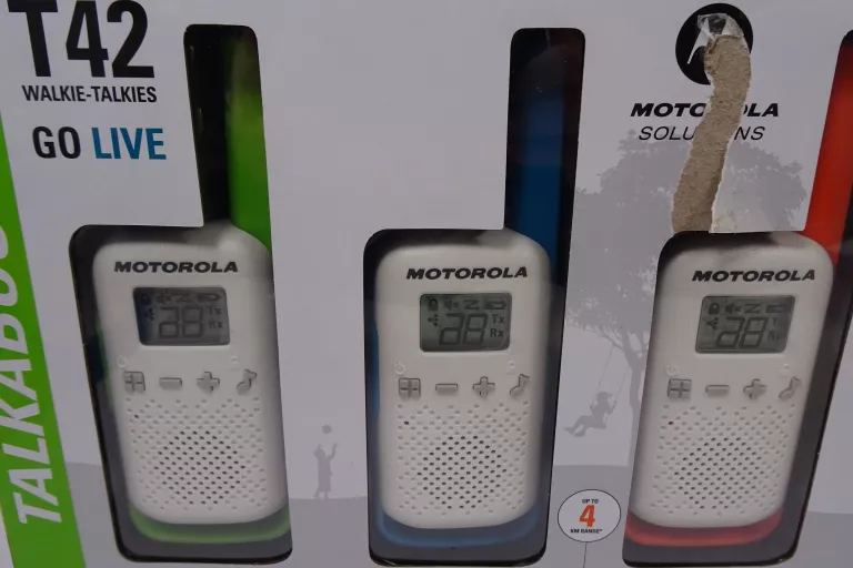 MOTOROLA KRÓTKOFALÓWKI TLKR T42 TRÓJPAK 4 KM 3SZT