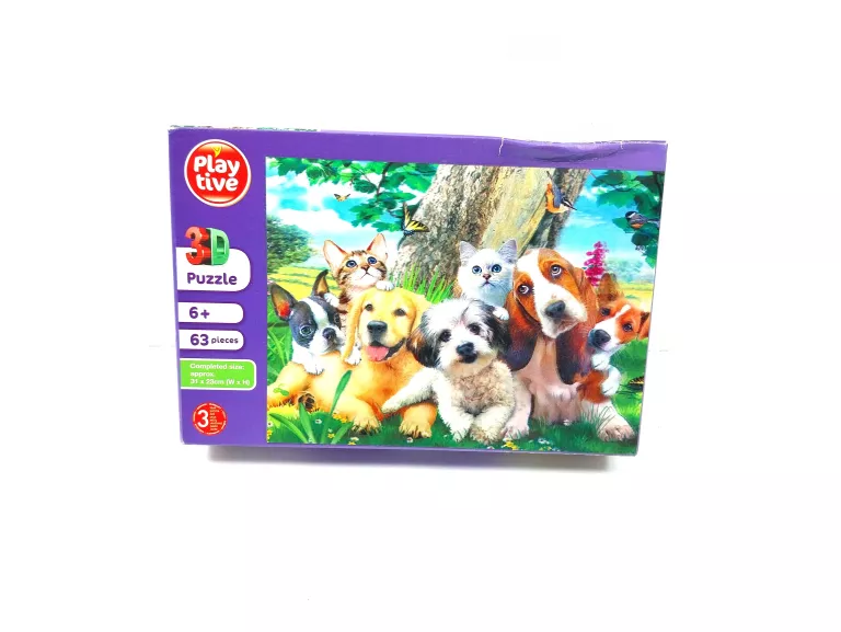 PUZZLE 3D 63 EL. PLAY TIVE