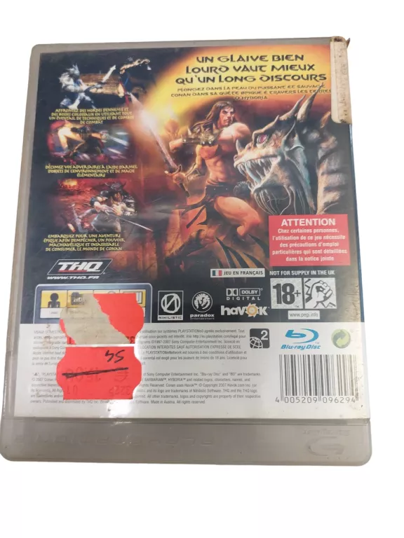 GRA NA PS3 CONAN