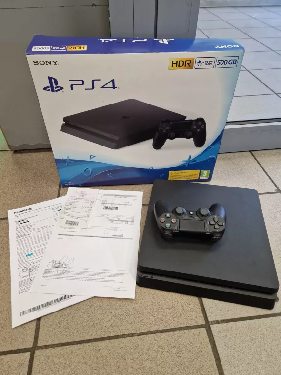 OKAZJA! KONSOLA PS4 +GWARANCJA DO 2026 KOMPLET 500 GB PLAYSTATION4
