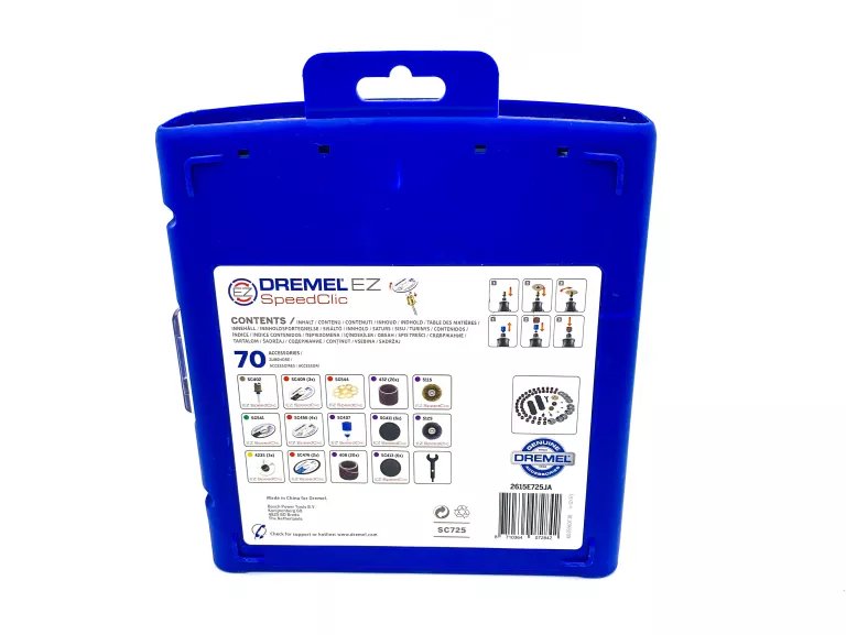 ZESTAW 70 AKCESORIÓW EZ SPEEDCLIC DREMEL SC725