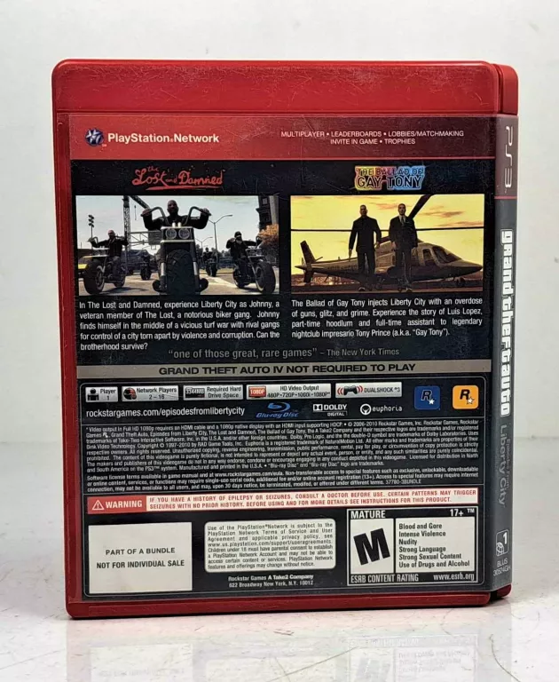 GRA PS3 PLAYSTATION GTA LIBERTY CITY