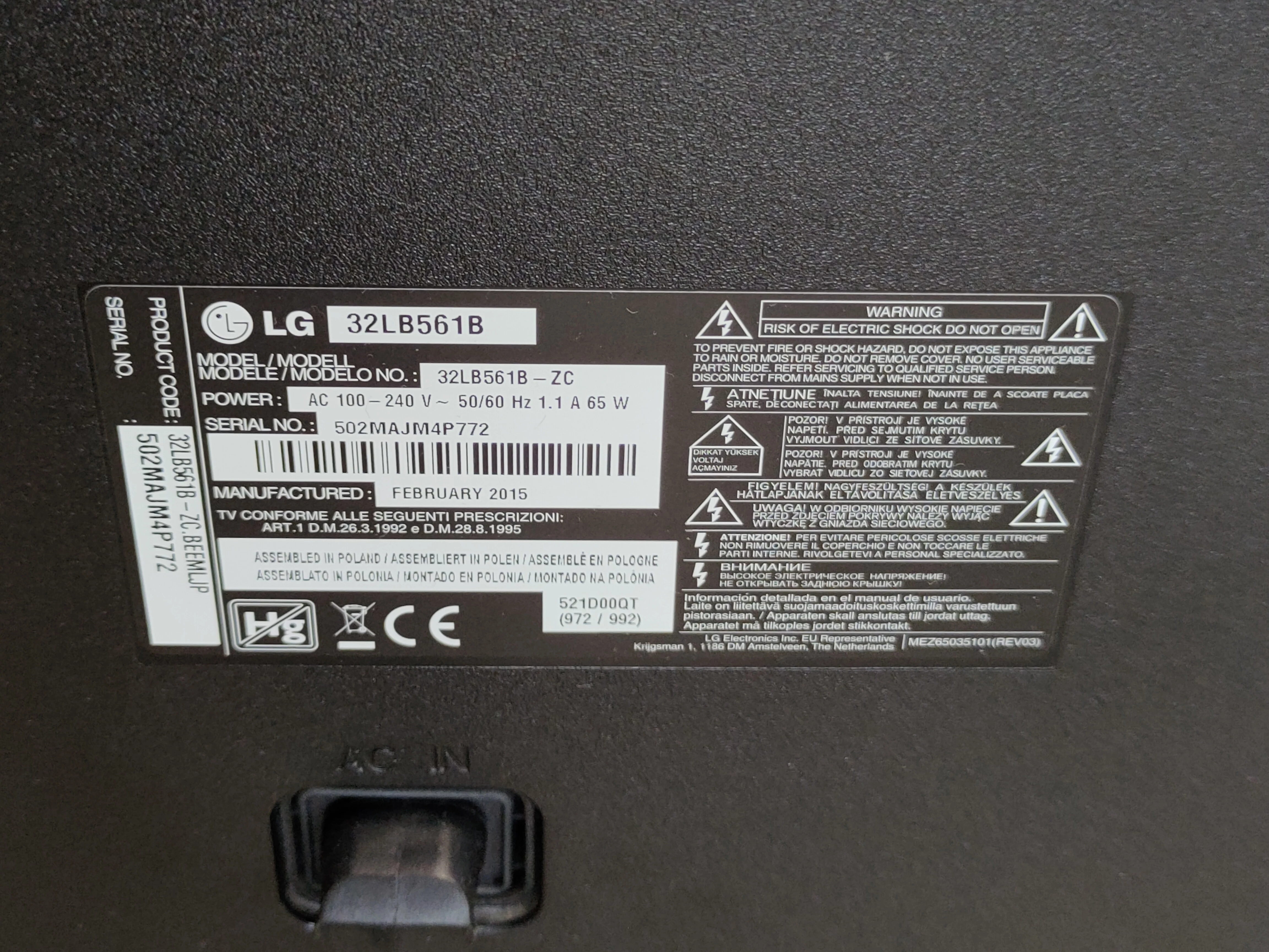 telewizor-led-lg-32lb561b-32-hd-ready-czarny-brak-nozek-stan-uzywany