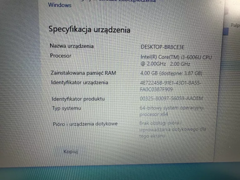 LAPTOP DELL INSPIRON 15 3000 I3/4GB/256GB