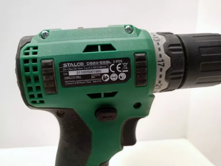 WKRĘTARKA STALCO DS20-55BL 2 AKU + ŁAD + WALIZKA