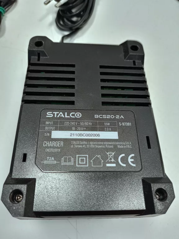 WKRĘTARKA STALCO DS20-55BL 2 AKU + ŁAD + WALIZKA
