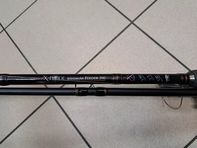 WĘDKA MIKADO X-PLODE MEDIUM FEEDER 390 +KOŁOWROTEK MISTRALL NEMO 4.0