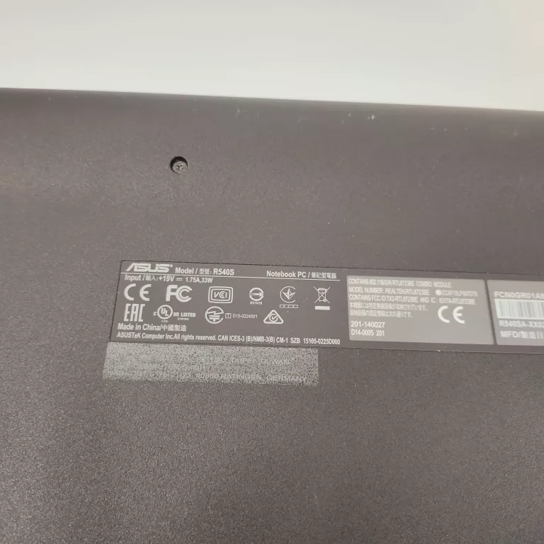 LAPTOP ASUS R540S / INTEL N3050 4GB RAM