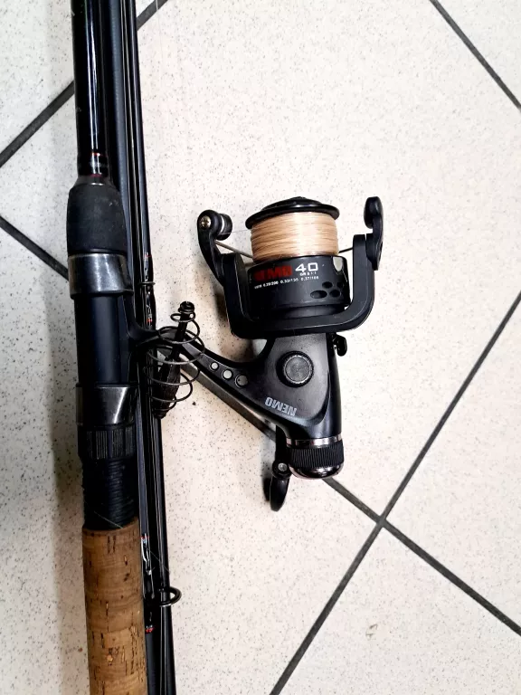 WĘDKA MIKADO X-PLODE MEDIUM FEEDER 390 +KOŁOWROTEK MISTRALL NEMO 4.0