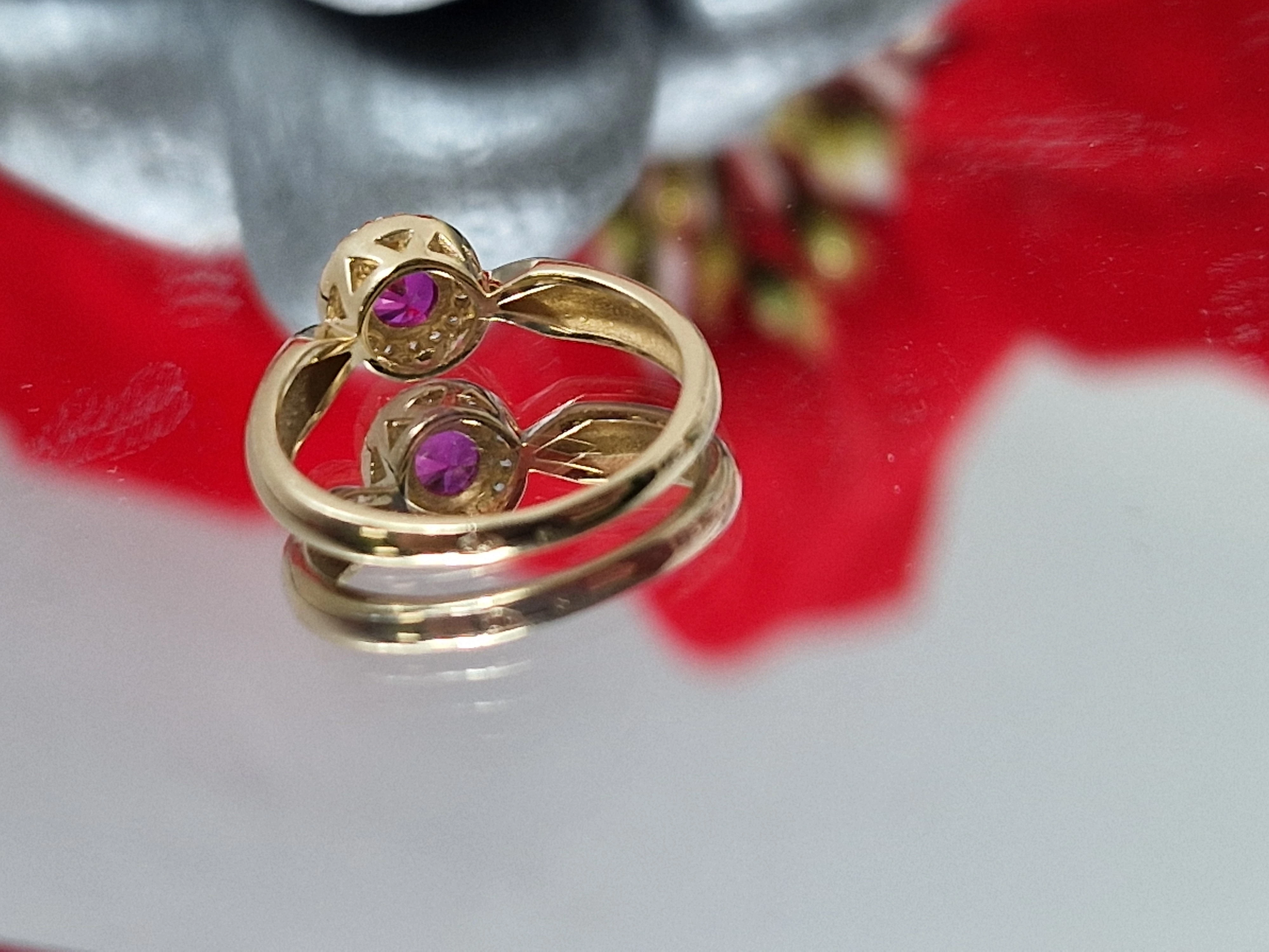 zloty-pierscionek-585239g-bordowa-cyrkonia-dookola-male-cyrkonie-rodzaj-2205-2