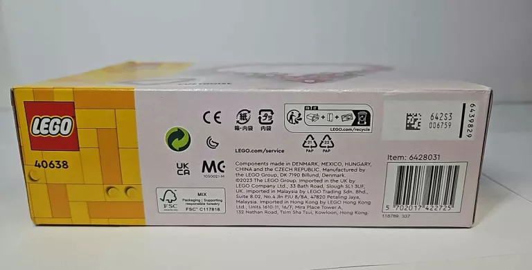 LEGO CREATOR OZDOBA W KSZTAŁCIE SERCA 40638