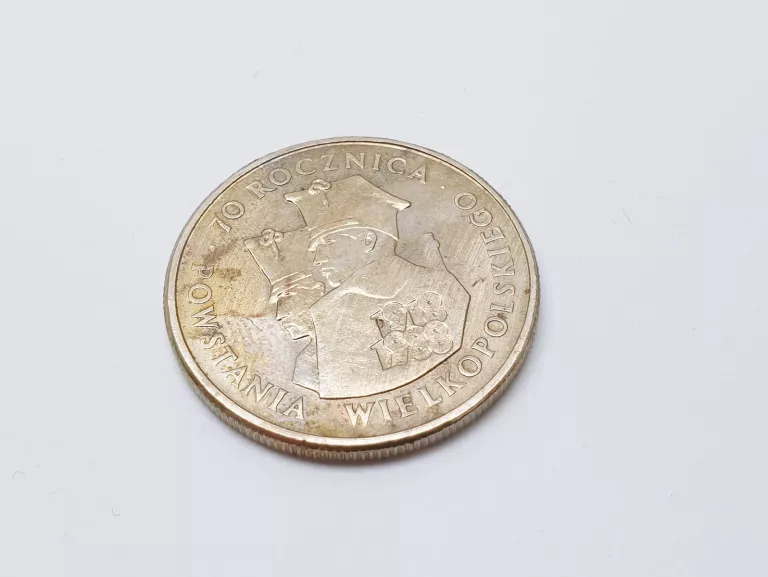 MONETA 100 ZŁOTYCH - 70 ROCZNICA POWSTANIA WIELKOPOLSKIEGO - 1988 ROK
