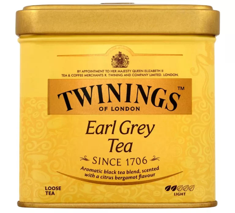 TWININGS EARL GREY TEA 100G PUSZKA LIŚCIASTA