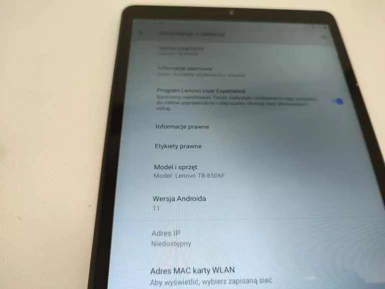 TABLET LENOVO TAB M8 TB-8506F 8 CALI