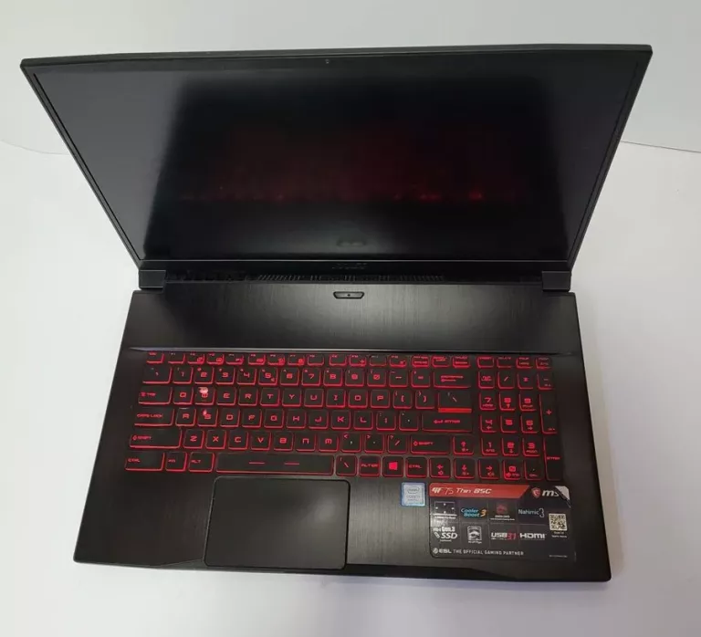LAPTOP MSI GF75 THIN 85C I7/8/1256GB HDD+SSD ZESTAW
