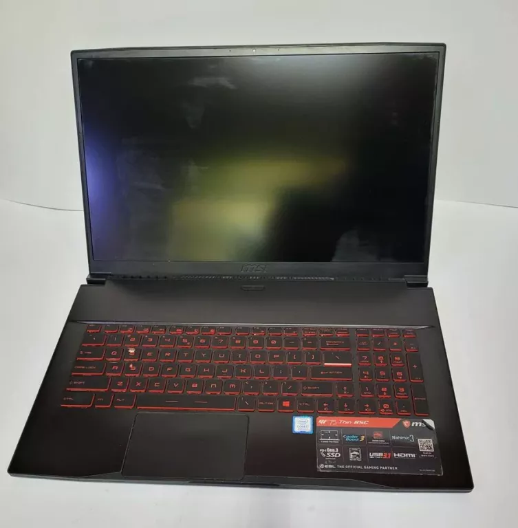 LAPTOP MSI GF75 THIN 85C I7/8/1256GB HDD+SSD ZESTAW