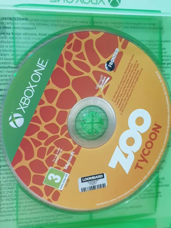 ZOO TYCOON PEGI 3 PL XONE
