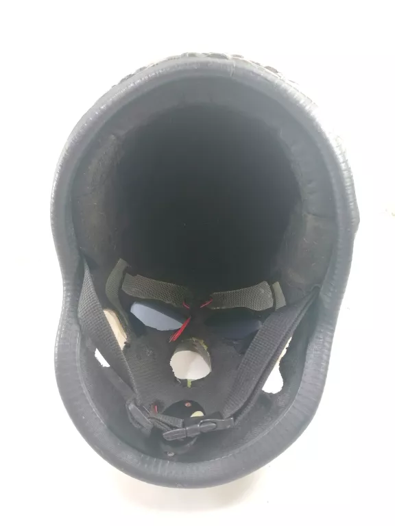 KASK MOTOCYKLOWY PODŚWIETLANY W KRZTAŁCIE CZASZKI
