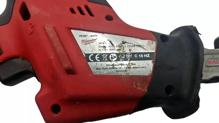 PIŁA SZABLASTA MILWAUKEE C18 HZ 18V + AKU 1,5AH
