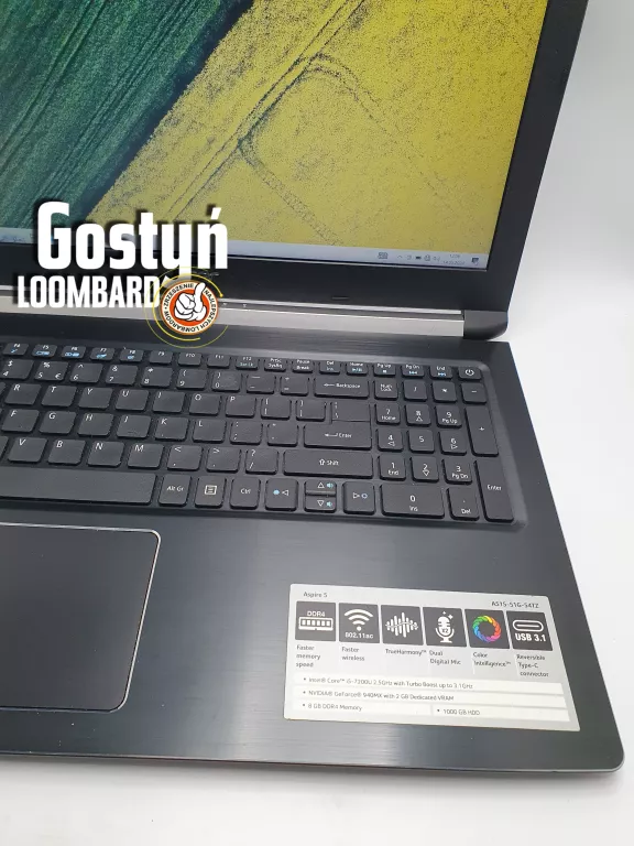 LAPTOP ACER ASPIRE 5 A515-51G-54TZ 15,6 " INTEL CORE I5 8 GB / 1000 GB