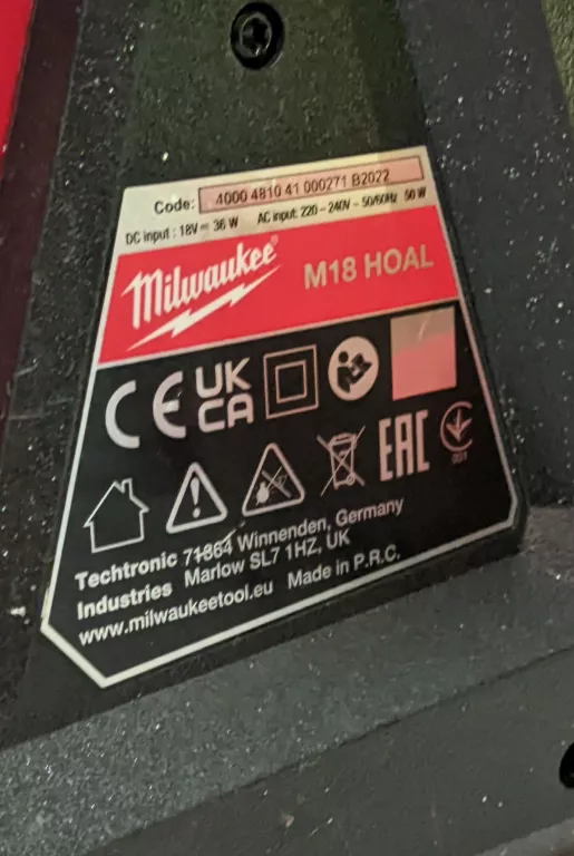 LAMPA MILWAUKEE M18 HOAL-0 | AKU 5,5AH | SZYBKA ŁADOWARKA