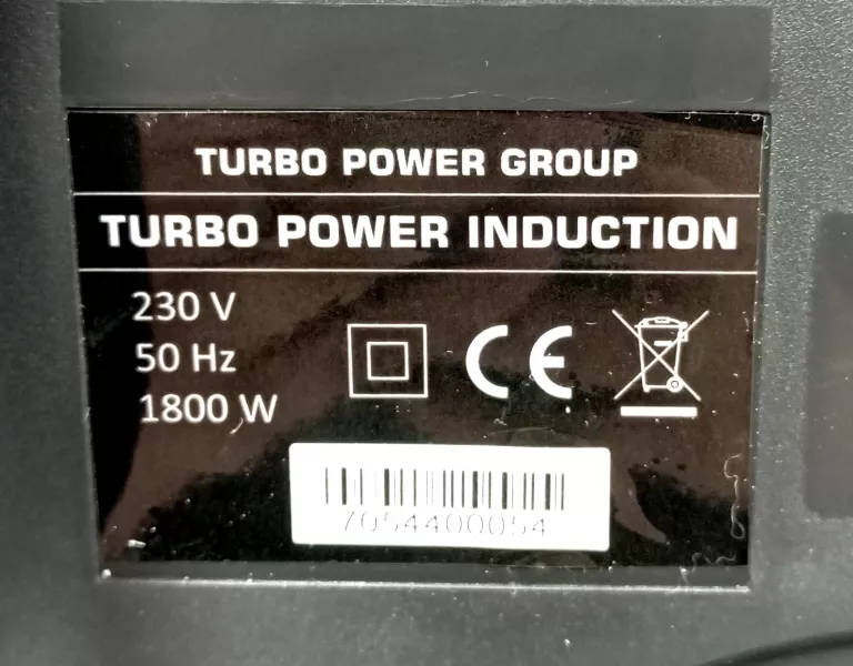 PŁYTA INDUKCYJNA WELMAX TURBO POWER KOMPLET!
