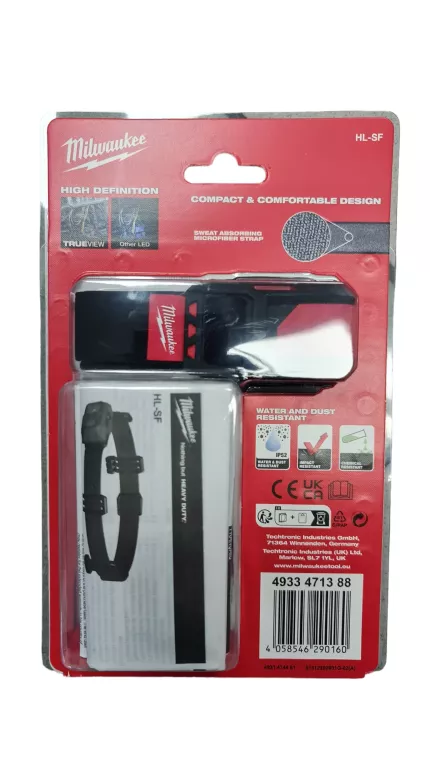 MILWAUKEE HL-SF - ALKALICZNA LATARKA - CZOŁÓWKA, 450 LM, 3 X AAA